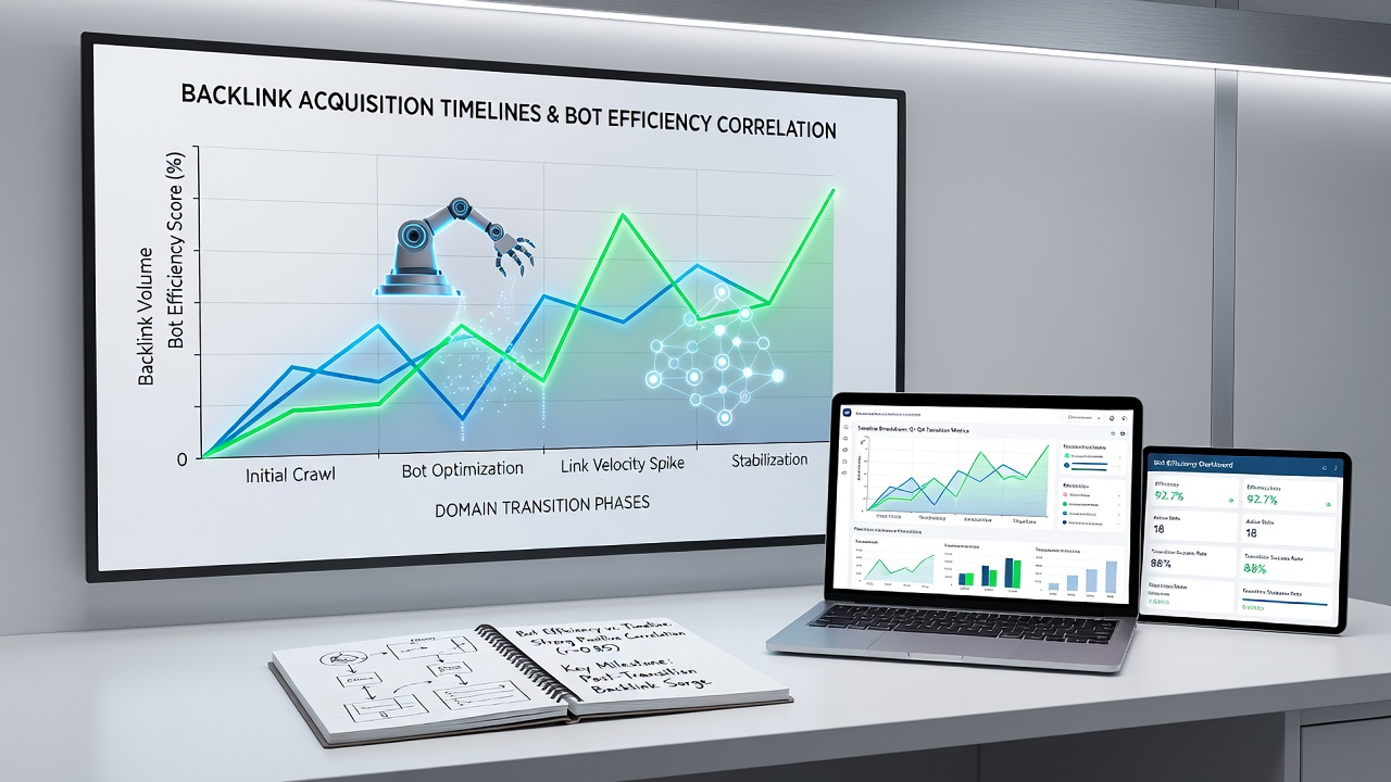 Examining Backlink Acquisition Timelines and Their Correlation With Bot Efficiency in Domain Transitions